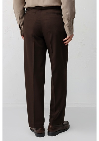 Antioch Straight Fit Erkek Pantolon Koyu Kahve