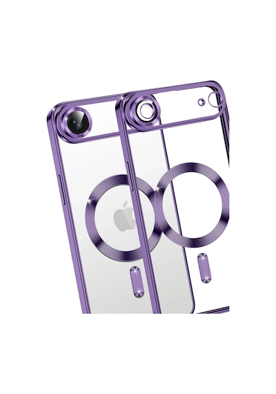 Gld-spt- Newface Apple Uyumlu iPhone 17 Air Kross Magneticsafe Kapak - Mor