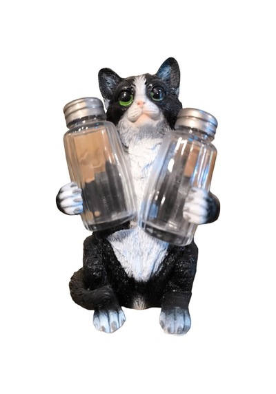 Dekoratif Tuzluk Kedi Figürü