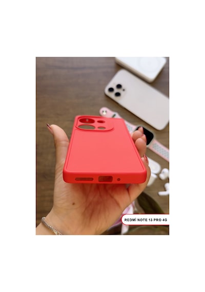 Redmi Note 13 Pro 4g Uyumlu Kamera Korumalı Darbeye Dayanıklı Renk Atmayan Keep Silikon Kılıf Mavi