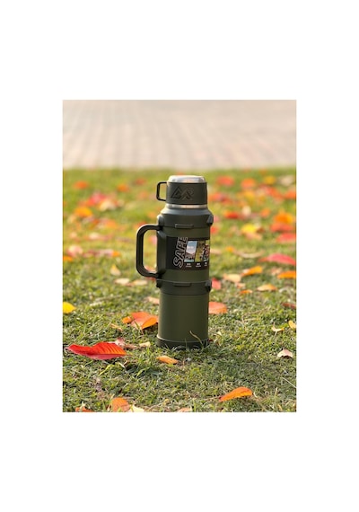 3,2 Litre 316l Çelik Termos Süzgeçli Ve Omuz Askılığı .