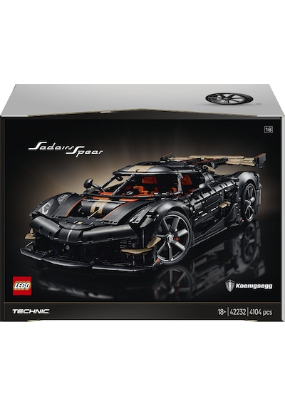 LEGO® Technic Koenigsegg Sadair’s Spear Mega Araba 42232 - Yetişkinler için Mühendislik Modeli Yapım Seti (4104 Parça)