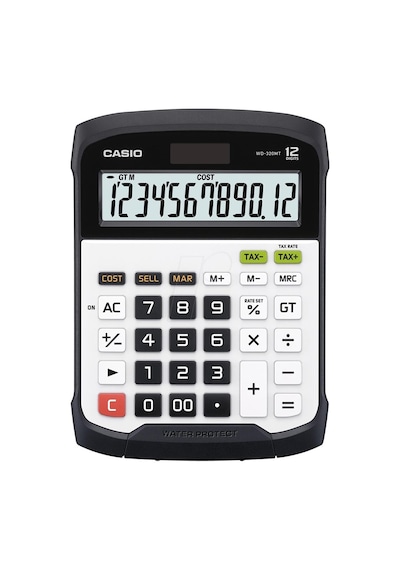 Casio Wd-320mt 12 Hane Suya-toza Dayanıklı Masa Üstü Hesap Makinesi Diğer