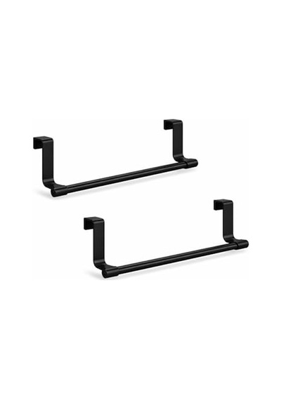 Mutfak Dolabından Havluluk Askılığı 24 Cm 2 Adet Al5714 Siyah Genel