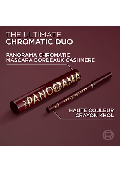 L'oreal Cosmetics Panorama Chromatic Maskara Bordo Çok Renkli