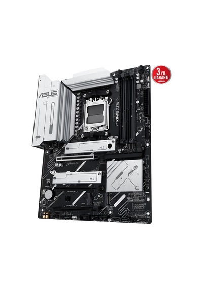 Asus Mb Prıme X870-p Amd X870 Am5 Ddr5 8000 Hdmı 2xusb4 4x M2 Usb3.2 Aura Rgb 2.5gbit Lan Atx Anakart 90mb1ıt0-m0eay0