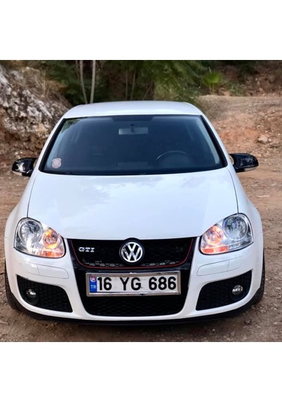 Sts Oto Aksesuar  Golf 5 2003-2009 Batman Yarasa Ayna Kapağı Piano Black Abs Plastik (01)