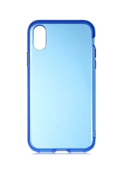 Apple Uyumlu iPhone Xs 5.8 Kılıf Zore Bistro Kapak Mavi