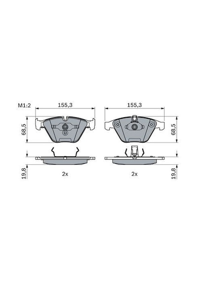 Bmw 7 E65 730D 2002-2008 Bosch Ön Balata