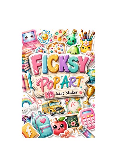 Okul Temalı Sticker Seti - 35 Adet Öğrenci Etiket Çıkartma Diğer