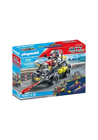 City Action 71147 Swat-multi-terrain-quad, Dönüştürülebilir Sek Sürat Teknesi, 5 Yaş Ve Üzeri Ç Standart