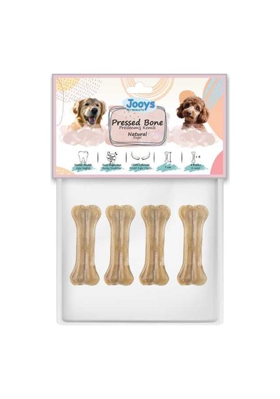 Jooys 7cm Naturel Pres Kemık 4 Lü