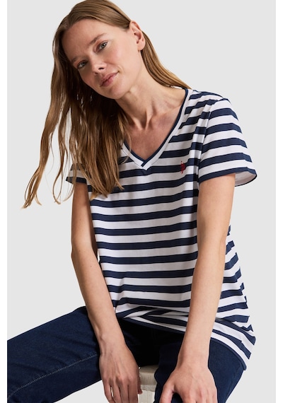 U.s. Polo Assn. Kadın Lacivert Tişört 50323572-vr033