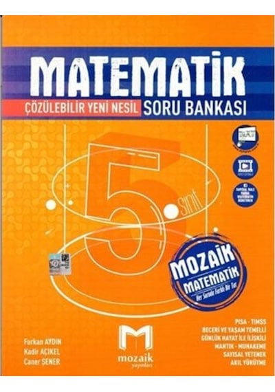Mozaik Yayınları 5.Sınıf Matematik Soru Bankası