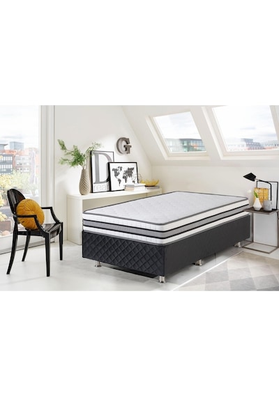Mu&bah Zebra Tek Kişilik Ortopedik Yaylı Yatak 90x190 90x190