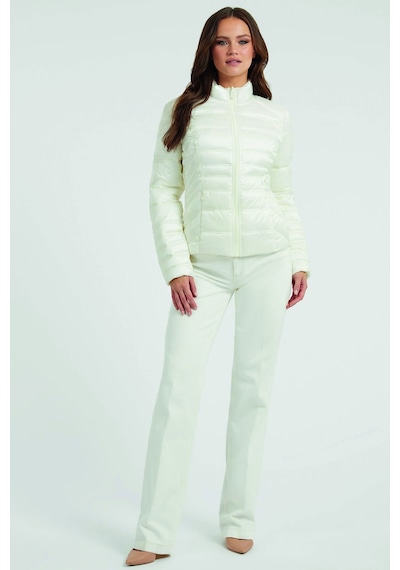 Guess Çift Taraflı Şişme Mont Beyaz