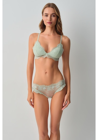 Suwen Scarlet Dantelli Üçgen Bralet Sütyen Wsl10110201298 Su Yeşili