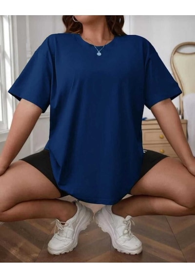 Kozia Outdoors Malkoçbey Baskisiz Oversize Unisex Basic T-shirt Saks Mavi Kozia Outdoors Malkoçbey Baskisiz Oversize Unisex Basic T-shirt Saks Mavi
