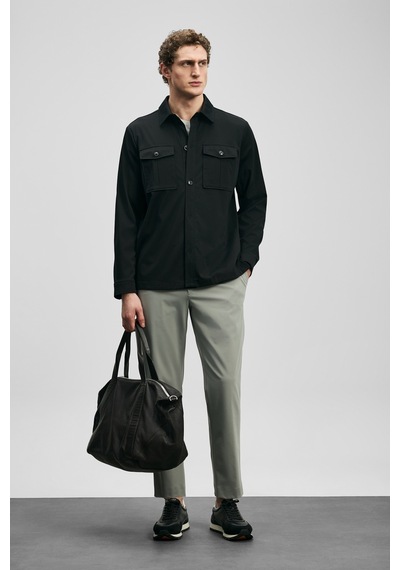 Lufian Remy Smart Erkek Chino Pantolon Slim Fit Gri Gri 111190369100150