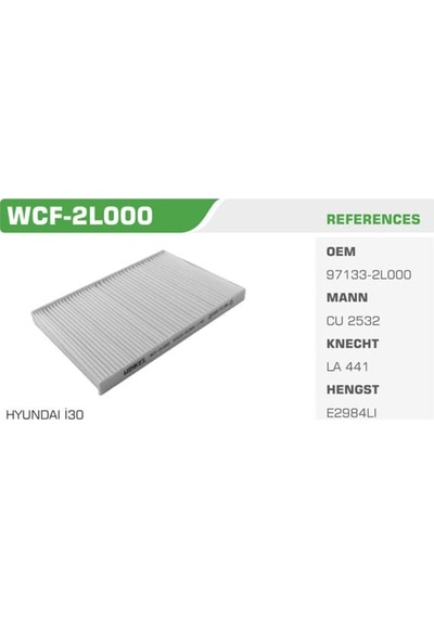 WINKEL WCF-2L000 Polen Filtresi İ30 08- / Ceed 06-
