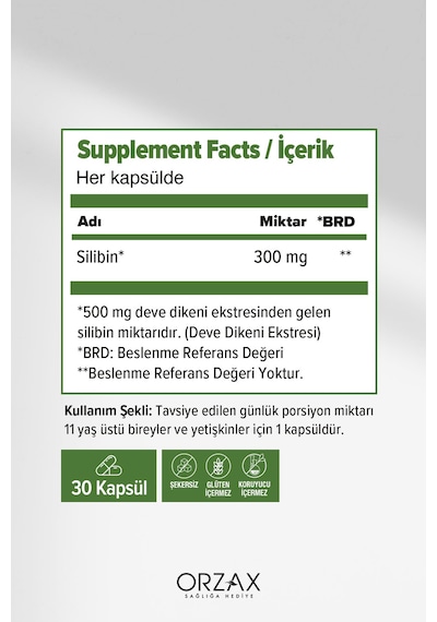 Milk Thistle 30 Tablet 300mg Silbin