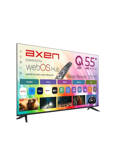 Axen AX55QUPRL-W02M 55" 4K Ultra HD QLED TV