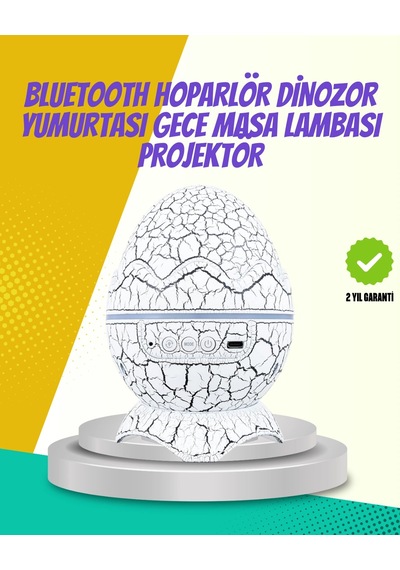 Led Aydınlatmalar Çocuk Odası İçin Galaxy Projektör + Beyaz Gürültü + Uzaktan Kumandalı