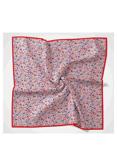 Silk Home Karanfil Desen Soft Pamuk Eşarp Turuncu