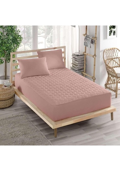 Ely Parker Renkli Alez Pembe-sıvı Geçirmez Kapitoneli Fitted-pamuklu-yanı Çarşaflı-çift Kişilik-tek Kişilik-be Diğer