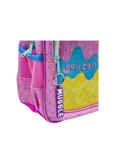 Muggle 2 Bölmeli Pink Ice Cream Okul Sırt Çantası Mu-8652