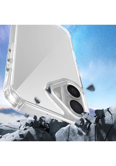 Apple Uyumlu iPhone 16 Plus Kılıf Airbagli Takılabilir Askı Aparatlı Redclick Snap Silikon Kapak