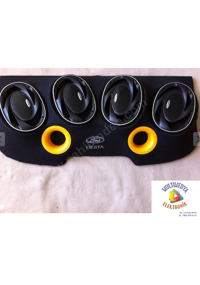 Ford Fiesta 1998 2002 Pandizot 4Oval Hoparlörlü Polyesterli Kabartmalı