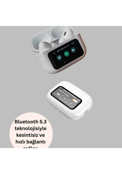 Anc Gürültü Engellemeli Dokunmatik Bluetooth Kulak İçi Kulaklık Dijital Ekranlı Şarj Kutusu 00