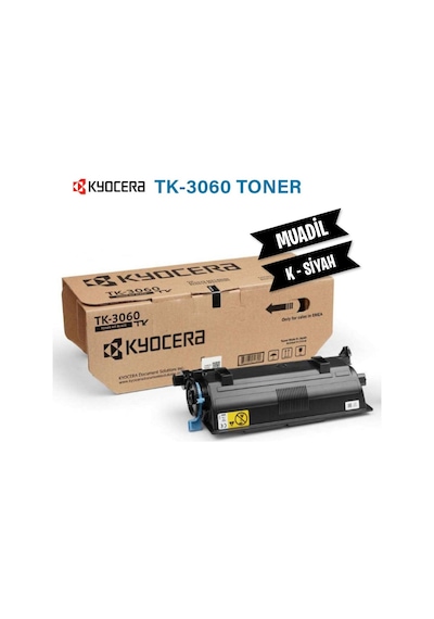 KYOCERA TK-3060 Uyumlu Siyah Toner Ecosys M3145idn - M3145dn - M3645idn - M3645dn