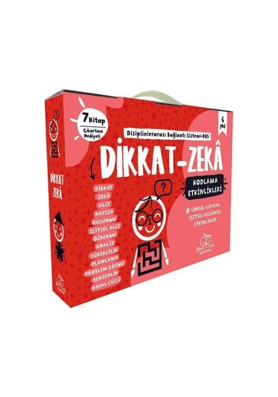 Dikkat Zeka Ana Sınıfı Seti 6 Yaş 7 Kitap