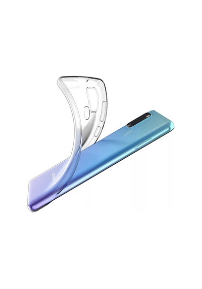 Kilifone - Galaxy A21s Uyumlu - Kılıf Şeffaf Soft Slim Fitt Süper Silikon Kapak - Şeffaf