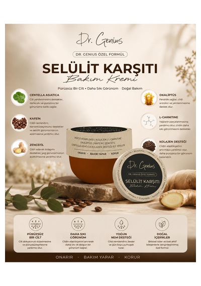Sıkılaştırıcı Ve Pürüzsüzleştirici Selülit Karşıtı Bakım Kremi - 220ml