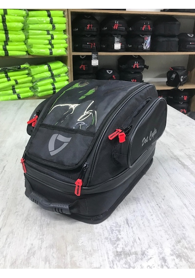 Motosiklet Körüklü Depo Üstü Ve Sırt Çantası / Kask Çantası