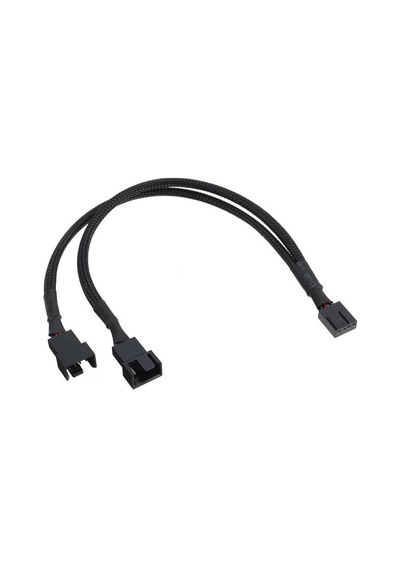 5025 Fan Çoklayıcı 2 Port Y Pwm 4 Pin Splitter Çoklayıcı Switch Kablosu