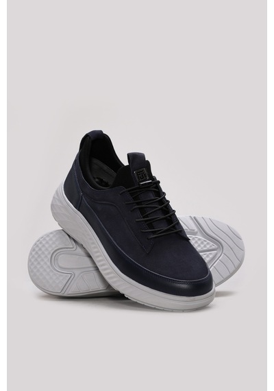 Fast Step Hakiki Deri Erkek Casual Ayakkabı 166ma1003 Lacivert