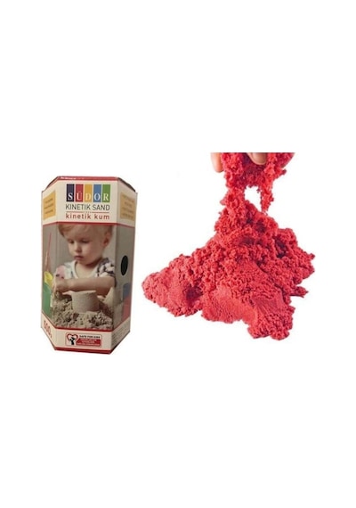 Ks01-3 Kinetik Kum 500 G Kırmızı Kırmızı