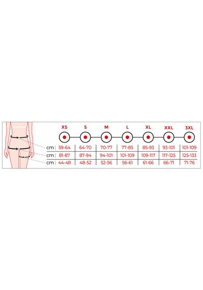 Variteks 222 Fermuarlı Göğüs Altı - Diz Üstü / Sırt Destekli Liposuction Korse Siyah
