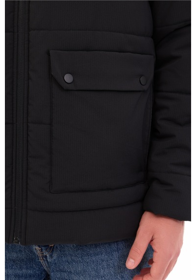 Kinetix Ml Alger Coat 5pr Siyah Erkek Kısa Kaban 000000000102027798 Siyah