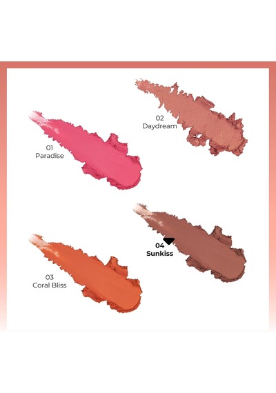 Cosmetics Bouncy Blush 04 Sunkiss Yumuşak Kremsi Allık Çok Renkli