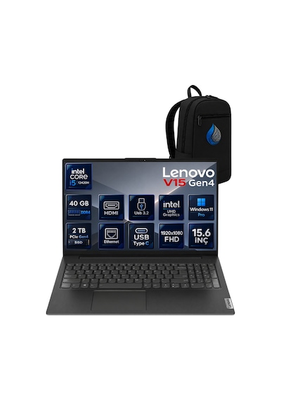 Lenovo V15 Gen 4 ABP 83a100a5tr-rnp15 i5-13420H 40 GB 2 TB NVMe SSD 15.6" W11P Dizüstü Bilgisayar