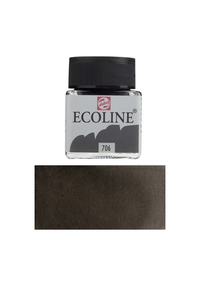 Talens Ecoline 30ml Deep Grey No 706