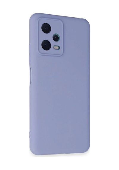Xiaomi Redmi Note 12 5g Uyumlu Kılıf Nano İçi Kadife Silikon - Lila