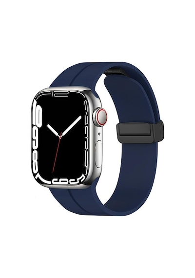 Apple Uyumlu  Watch 42 MM Manyetik Klipsli Silikon Lüx Kordon