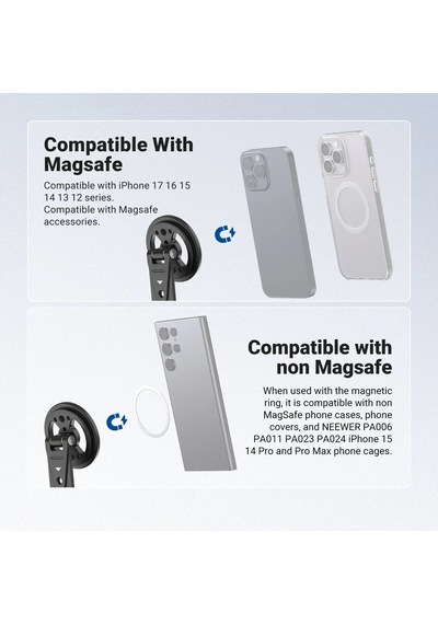 Neewer Ds031 Profesyonel Manyetik Telefon Tripod Bağlantı Aparatı