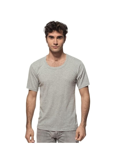 Özkan Underwear 3 Lü Paket Özkan Erkek Ribana Kısa Kol Bisiklet Yaka Atlet 0115